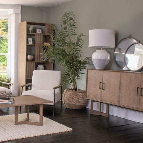Libra Beaulieu Tall Midi Wood Shelving Unit